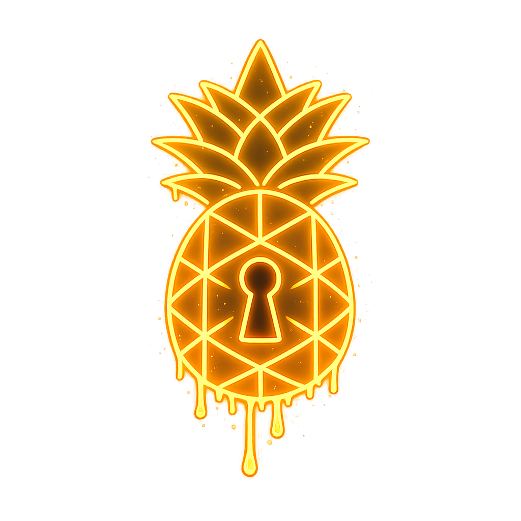 Los Surfvivers pineapple logo